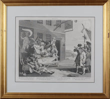 Load image into Gallery viewer, William Hogarth, after. The Invasion, or France and England. Set of two engravings by T. Cook. 1798.