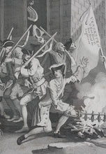 Load image into Gallery viewer, William Hogarth, after. The Invasion, or France and England. Set of two engravings by T. Cook. 1798.