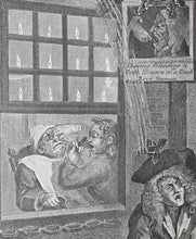 Load image into Gallery viewer, William Hogarth. Night. Engraving. 1738.