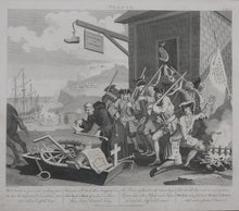 Load image into Gallery viewer, William Hogarth, after. The Invasion, or France and England. Set of two engravings by T. Cook. 1798.