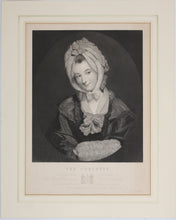 Load image into Gallery viewer, Sir Joshua Reynolds, after. The Coquette. Portrait of Catherine Schindlerin. Engraved by William Humphrys. 1849.