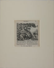 Load image into Gallery viewer, Francis Barlow. LI. The Sick Lion. From Aesop's Fables. Etching. 1666.