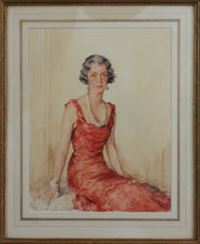 Load image into Gallery viewer, Elizabeth Shoumatoff. Portrait of Mary Louise Johnson Moreland. c. 1950.