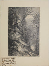 Load image into Gallery viewer, Thomas Moran, after. Chasm. Wood engraving by Francis H. Schell. C. 1880.