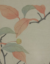 Load image into Gallery viewer, Birds in Yellow Sky. A pair of vintage Chinese woodblock prints. Late 20th c.