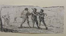 Load image into Gallery viewer, Claude Lorrain. Two brigands attacking a traveller. Etching. C. 1633.