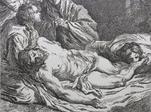 Load image into Gallery viewer, José de Ribera, after. Jean Honoré Fragonard, after. Benoît Louis Prévost, after. Gaspard de Bizemont. Lamentation. 1782.