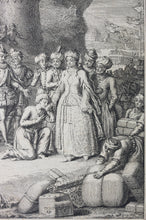 Load image into Gallery viewer, Jacob Folkema. The Generous Lover (Leonisa). Illustration to Exemplary Novels by Miguel de Cervantes. Engraving. 1739.