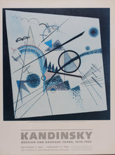 Load image into Gallery viewer, Kandinsky. Russian and Bauhaus years, 1915-1933. The Solomon R. Guggenheim Museum. New York. Original Vintage Art Poster. 1983-1984.