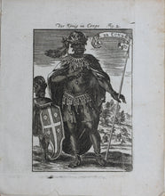 Load image into Gallery viewer, Alain Manesson Mallet. The King of Congo. Engraving. 1719.