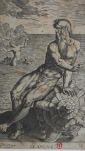 Load image into Gallery viewer, Philips Galle. Glaucus and Scylla. Engraving. 1586.