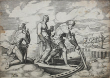 Load image into Gallery viewer, Michiel Coxie I, after. Psyche 25 . Engraving by Master of the Die. 1530–60.