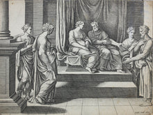 Load image into Gallery viewer, Michiel Coxie I, after. Psyche 3. Engraving by Master of the Die. 1530–60.