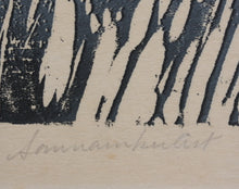 Load image into Gallery viewer, Ruth Richardson. A pair of vintage b/w woodcuts. Mother and child. Alice. Late 20th century..