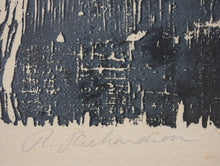 Load image into Gallery viewer, Ruth Richardson. A pair of vintage b/w woodcuts. Mother and child. Alice. Late 20th century..