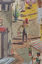 Load image into Gallery viewer, Sa Vau. Mexican street views. Two vintage posters. Mid 20th century.