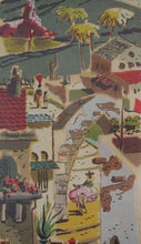 Load image into Gallery viewer, Sa Vau. Mexican street views. Two vintage posters. Mid 20th century.