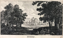 Load image into Gallery viewer, Johann Kraus. June. Engraving. XVII - XVIII c.