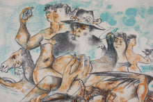 Load image into Gallery viewer, Chaim Gross. Poet's Dream. Color Lithograph. C.1968.