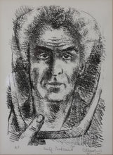 Load image into Gallery viewer, Chaim Gross. Self Portrait. Lithograph. Artist proof. 1968.