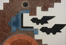 Load image into Gallery viewer, Mae Lee Thomson Foster. One message to Heaven. Color woodblock. 1976.