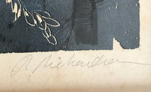 Load image into Gallery viewer, Ruth Richardson. A pair of vintage b/w woodcuts. Mother and child. Alice. Late 20th century..
