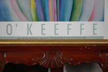 Load image into Gallery viewer, Georgia O'Keeffe. Grey Lines with Black, Blue and Yellow. Poster. The Museum of Fine Arts, Houston. 1991.