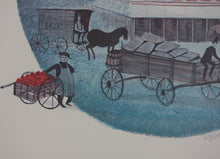 Load image into Gallery viewer, Patricia Buckley Moss. Icemen at the Icehouse. Limited edition print. 1981.