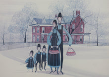 Load image into Gallery viewer, Patricia Buckley Moss. Red House. Limited edition print. 1982.