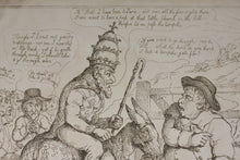 Load image into Gallery viewer, Thomas Rowlandson. John Bulls Turnpike Gate. Etching. 1805.