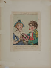Load image into Gallery viewer, Thomas Rowlandson. Sadness. Hand colored etching. 1800.