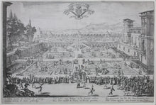 Load image into Gallery viewer, Jacques Callot. Parterre du Palais de Nancy. Etching. 1624.