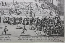 Load image into Gallery viewer, Jacques Callot. Parterre du Palais de Nancy. Etching. 1624.