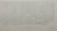 Load image into Gallery viewer, Jacques Callot, after. The Last Supper. Etching. 1629.