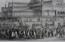 Load image into Gallery viewer, Samuel Capewell and Christopher Kimmel. The New York Crystal Palace and Latting Observatory. Engraving. 1853.