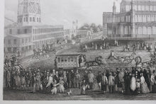 Load image into Gallery viewer, Samuel Capewell and Christopher Kimmel. The New York Crystal Palace and Latting Observatory. Engraving. 1853.