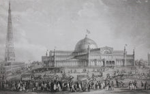 Load image into Gallery viewer, Samuel Capewell and Christopher Kimmel. The New York Crystal Palace and Latting Observatory. Engraving. 1853.
