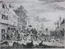 Load image into Gallery viewer, Cornelis Dusart. A Village Festival. Etching. 1685.