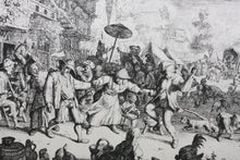 Load image into Gallery viewer, Cornelis Dusart. A Village Festival. Etching. 1685.