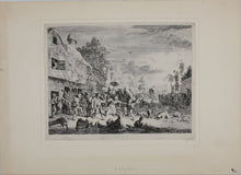 Load image into Gallery viewer, Cornelis Dusart. A Village Festival. Etching. 1685.