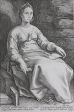 Load image into Gallery viewer, Hendrick Goltzius. Melpomene. Engraving. Circa 1600.