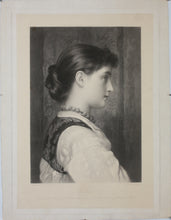 Load image into Gallery viewer, Frederick Lord Leighton of Stretton, after. Viola. Engraving by George H Every. 1882.