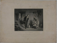 Load image into Gallery viewer, Francis W. Edmonds. The New Scholar. Engraved by Alfred Jones. 1850.