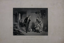 Load image into Gallery viewer, Francis W. Edmonds. The New Scholar. Engraved by Alfred Jones. 1850.