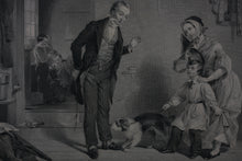 Load image into Gallery viewer, Francis W. Edmonds. The New Scholar. Engraved by Alfred Jones. 1850.