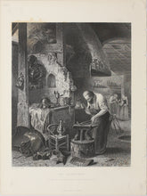 Load image into Gallery viewer, Henry Leys, after. The Armourer. Engraved by John Godfrey. 1861.