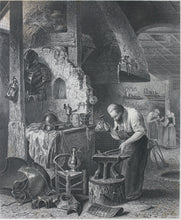 Load image into Gallery viewer, Henry Leys, after. The Armourer. Engraved by John Godfrey. 1861.