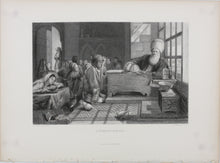 Load image into Gallery viewer, John Frederick Lewis, after. A Turkish School. Engraved by William Greatbach. 1878.