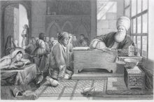 Load image into Gallery viewer, John Frederick Lewis, after. A Turkish School. Engraved by William Greatbach. 1878.