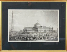 Load image into Gallery viewer, Samuel Capewell and Christopher Kimmel. The New York Crystal Palace and Latting Observatory. Engraving. 1853.